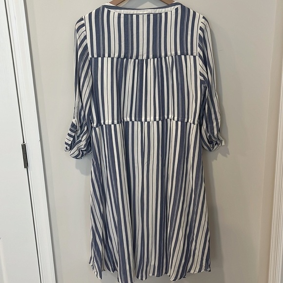 Torrid Stripe Zip Summer Dress Size Large - Picture 5 of 6
